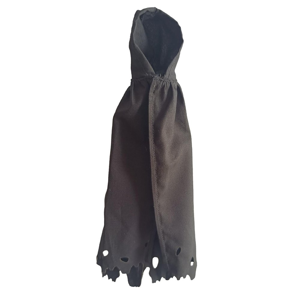 1/12 Scale Action Figure Cape - Fits 6 Inch Dolls, Fabric Hooded Cloak for 1:12 Scale Figure Model & Fashion Doll Accessories