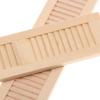 12 Pieces Miniature Wooden Window Shutters - 1:12 Scale Dollhouse Furniture DIY Kit (6x2cm / 2.4x0.8 inch) view 2