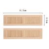 12 Pieces Miniature Wooden Window Shutters - 1:12 Scale Dollhouse Furniture DIY Kit (6x2cm / 2.4x0.8 inch) view 4
