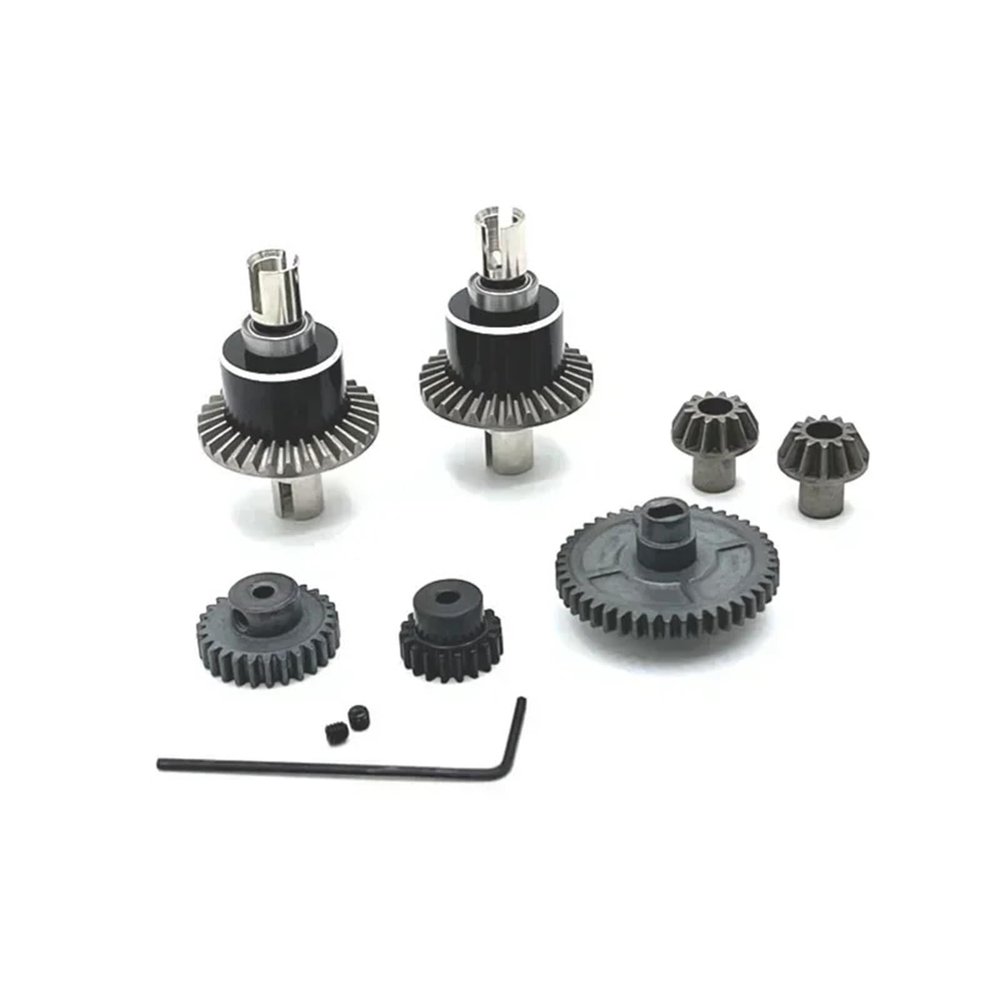 RC Models Components For RIaarIo XDKJ-001 XDKJ-006 AM-X12 For Wltoys 144001 124017 124019 124007 19T 27T 44T Gear RC Car Parts Upgrade Differential