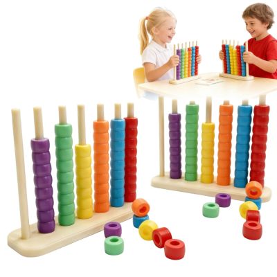 Color Pile Up Challenge for Party,Color Sorting Game for Adults and Family,Color Stacking Challenge, Color Stacking Game, Competitive Tabletop Puzzle Stacking Game (Plastic-1PCS)