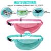 Meyrwoy Seashell Bag Kids 2 PCs Mesh Beach Bag Zippered Beach Toy with Adjustable Strap Seashell Collecting Waist for Boys and Girls view 4