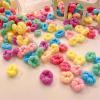 400 Pcs Baby Hair Ties, Cotton Toddler Hair Ties for Baby Girls and Kids, Multicolor Small Seamless Hair Bands Elastic Ponytail Holders view 4