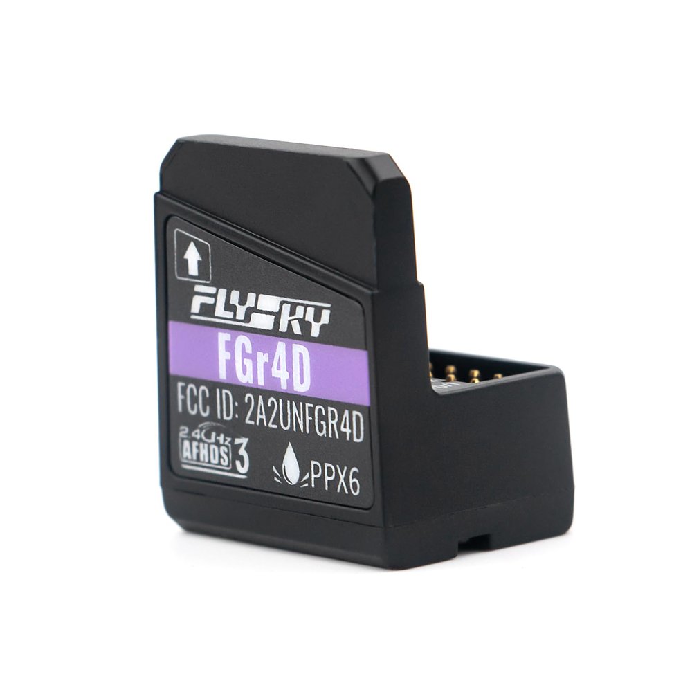 Flysky FGr4D Receiver Built-in Dual-Antenna PWM/PPM/i-BUS2/S.Bus/i-Bus Output Receiver for All AFHDS 3 Transmitter