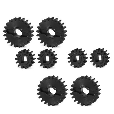 1 Set Overdrive Portal Gear Set 21T/14T 23T/12T RC Rigs Crawler for Axial for Capra F9 SCX10 III AR45 Portal Axle confident(21T 4pcs)