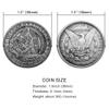 1921 Armored Warrior Heror E.Pluribus.Unum Hobo Coin Lucky Coin Pendant - US Liberty Eagle Novelty Morgan Coin Funny Coin Jewelry Bag view 3