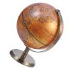 BCOATH Decorative Rotating Globe 14cm Pearl Yellow Small World Globe with Stand for Geography Learning Study Room Home Office Student Desk view 1