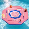 Brobear Floating Mahjong Table for Pool, 32 Inch Waterproof Double-Sided Game Tray with Drink Holders, Portable EVA Float Board for Mahjong, Poker, Cards, Dominoes, Scrabble, for Summer Pool Party view 1