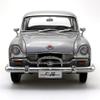 1:18 Scale Original Shanghai SH760 Classic Vintage Sedan Silver Die-cast Model Car view 3