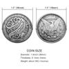 1921 Break Free E.Pluribus.Unum Hobo Coin Lucky Coin Pendant - US Liberty Eagle Novelty Morgan Coin Funny Coin Jewelry Bag view 3