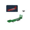DiscovCrate 1/18 Scale Flatbed Trailer for 770S Heavy Duty Tractor Truck, RC Semi Construction Trailer, Adult Collectible Model Accessory view 1