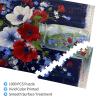 Vextrovia Nostalgic Patriotic Anemone Mason Jar Floral Art 1000 Piece Wooden Puzzle for Adults,Party Brain Teaser Challenge,Work Burnout Relief, Home Decor,Mindful Hobby for Escaping Daily Stress view 4