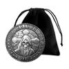 1881 Death Skull Cross E.Pluribus.Unum Hobo Coin Lucky Coin Pendant - US Liberty Eagle Novelty Morgan Coin Funny Coin Jewelry Bag view 4