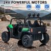 24V 2-Seater 4WD UTV Kids Ride On Car w/Parent Remote, for Kids Aged 3-8 view 2