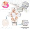 Cute Pink Polka Dots Reusable Diaper Changing mat with Tissue Pocket Portable Baby Changing pad for Moms, Dads cambiadores de pa?ales para Bebes view 3