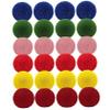 Xoeryoy 24-Pack Yarn Balls, 10cm/4in Fluffy Soft Dodgeballs for Kids and Adults, Safe Playground Balls for Indoor Outdoor Games, Handball, Random view 1