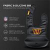 Smilo NFL Silicone Bib with Crumb Catcher - Washington Commanders - Black view 2