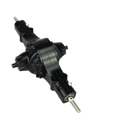 AEvgTAZpv Differential Metal Rear Through Bridge Compatible with LESU 1/14 RC Model Toy Q-9024 Traction Axle