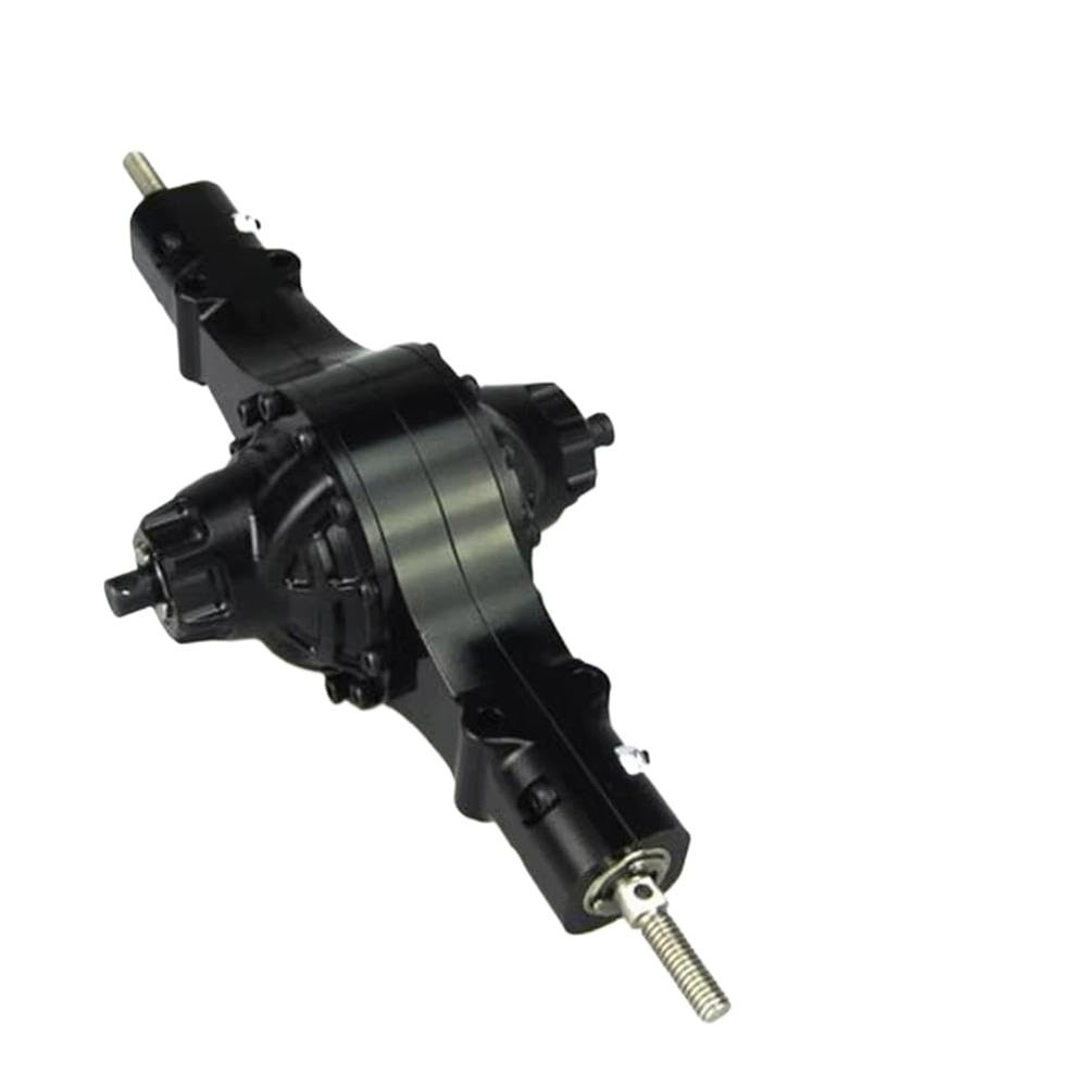 AEvgTAZpv Differential Metal Rear Through Bridge Compatible with LESU 1/14 RC Model Toy Q-9024 Traction Axle