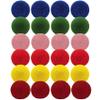 AwnsIMfreien 24-Pack Yarn Balls, 10cm/4in Fluffy Soft Dodgeballs for Kids and Adults, Safe Playground Balls for Indoor Outdoor Games, Handball, Random, Dodgeball view 1