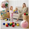 AwnsIMfreien 24-Pack Yarn Balls, 10cm/4in Fluffy Soft Dodgeballs for Kids and Adults, Safe Playground Balls for Indoor Outdoor Games, Handball, Random, Dodgeball view 3