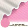 Pink Pattern Soft Cotton Blend Toddler Blanket for Baby Girls Boys, 30x40in Warm Crib Blanket for Nursery & Stroller, Lightweight Receiving Blanket view 2
