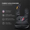 Smilo NFL Silicone Bib with Crumb Catcher - Houston Texans - Black view 2