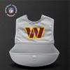 Smilo NFL Silicone Bib with Crumb Catcher - Washington Commanders - Gray view 4