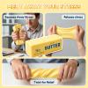 10in Giant Butter Squishy, TPR Jumbo Squishy Butter Stick, 14oz Big Butters Squeeze Stress Ball, Large Butters Fidget Toy, Stress Relief Slow Rising Fun for Anxiety Relief Party Favors (1pcs, 5.5in) view 3