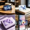 Butterfly Credit Card Stickers 4 Pack, Colorful Waterproof Debit Card Skins, Cute Personalized Card Decals for Women, Scratch Resistant Card Covers, Ideal Gift for Friends & Family view 4