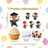xrlsg Custom Graduation Cupcake Toppers Personalized Class Of 2026 Cake Topper with Photo Graduation Party Decorations Supplies view 2