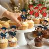 xrlsg Custom Graduation Cupcake Toppers Personalized Class Of 2026 Cake Topper with Photo Graduation Party Decorations Supplies view 3