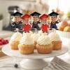 xrlsg Custom Graduation Cupcake Toppers Personalized Class Of 2026 Cake Topper with Photo Graduation Party Decorations Supplies view 4