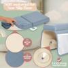 2inch Extra Thick Baby Bath Kneeler and Elbow Rest Pad Set + Hooded Towel view 4