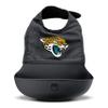 Smilo NFL Silicone Bib with Crumb Catcher - Jacksonville Jaguars - Black view 1