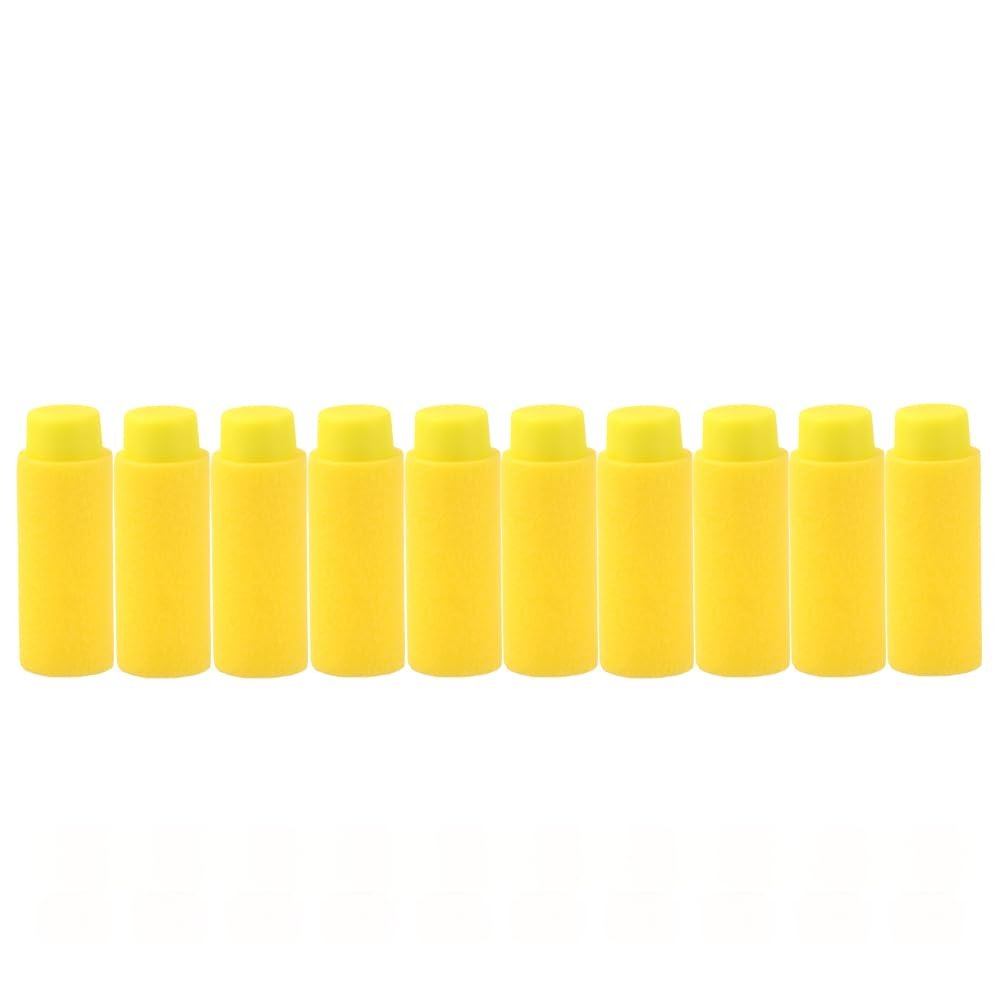 Standard Half Darts, 200-Dart Pack, 1.1g Wide Compatibility Dart for Worker Mod Seagull and Mid-Range Short Dart Blasters, 14+ (Yellow)
