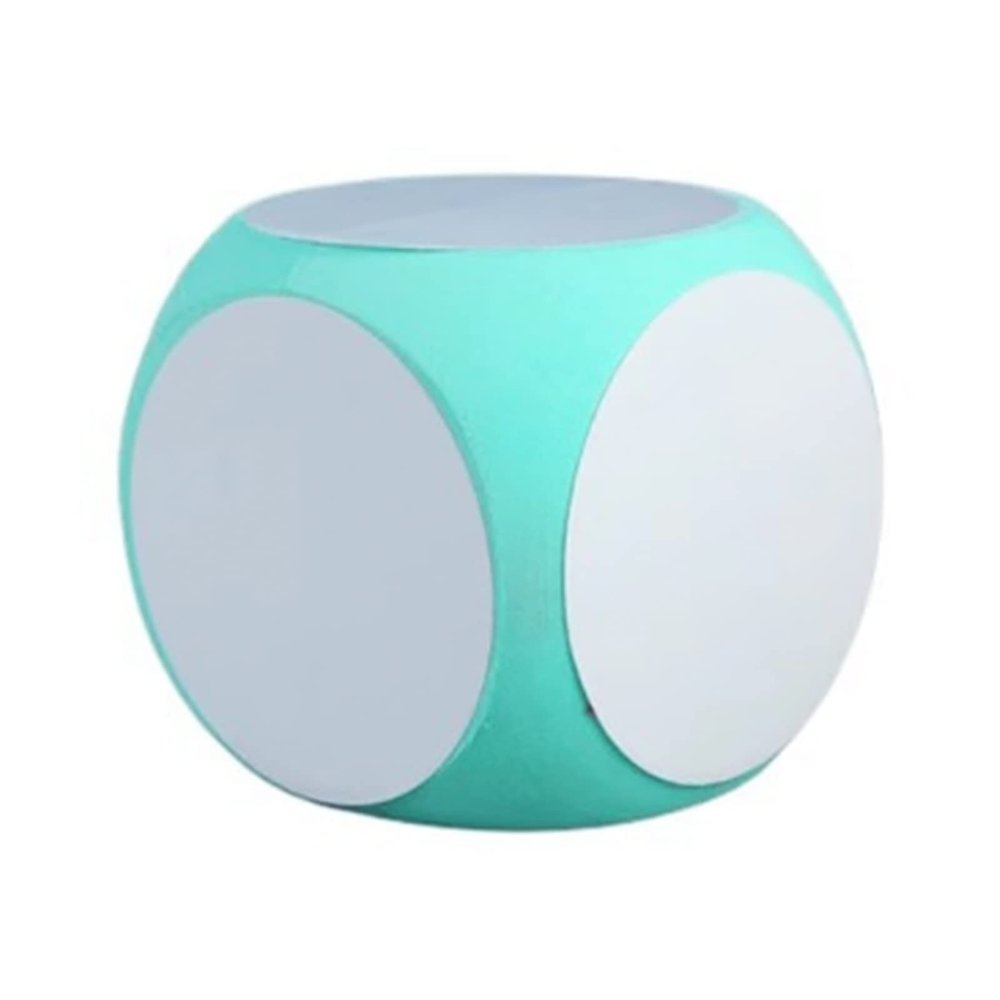 Dice Write On/Wipe Off, Portable Cleanable Game Cubes for Classroom Teaching Outside Teaching