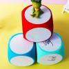 Dice Write On/Wipe Off, Portable Cleanable Game Cubes for Classroom Teaching Outside Teaching view 3