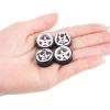0.7" Aluminum 5-Spoke Beadlock Wheels Tires for 1/30 Axial SCX30 RC Crawler Upgrade Parts (Silver Wheels with Tires) view 3