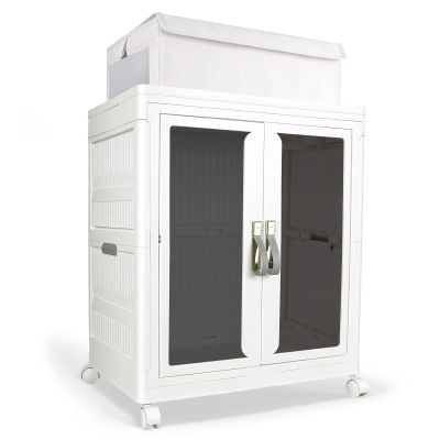 18" Doll Clothes Closet Large Doll Clothes Armoire for Doll Accessories