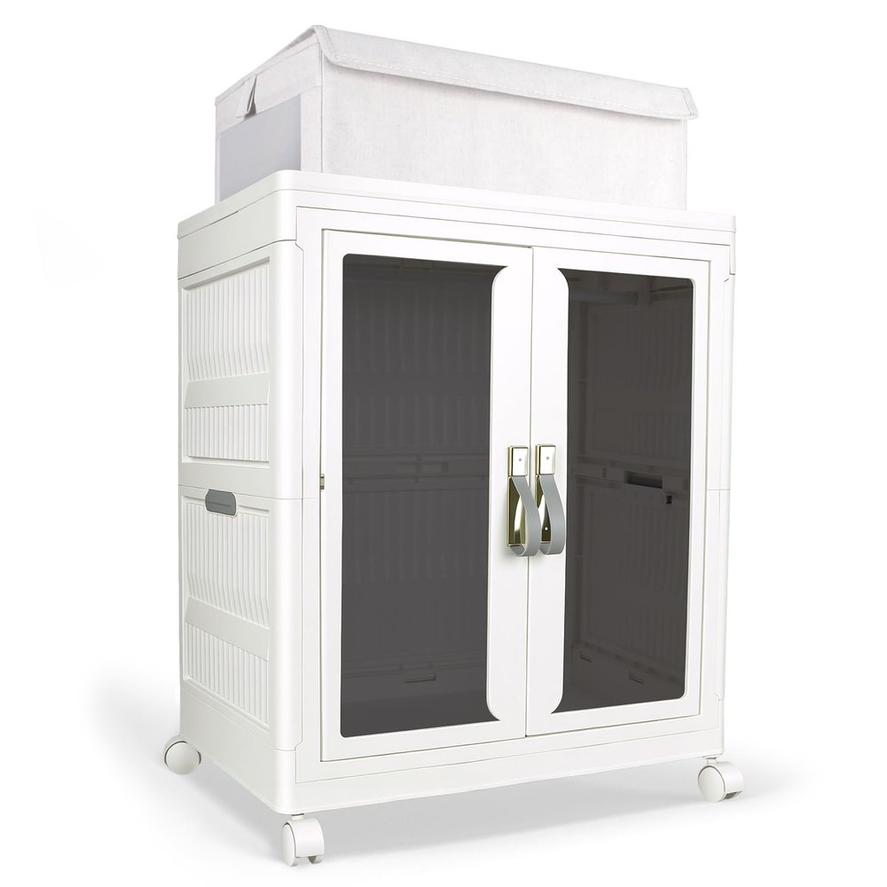 18" Doll Clothes Closet Large Doll Clothes Armoire for Doll Accessories