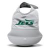 Smilo NFL Silicone Bib with Crumb Catcher - New York Jets - Gray view 1
