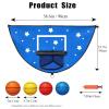 Basketball Hoop for Trampoline - Outdoor Bouncing Dunk Game Set, Kids Jump Play Hoop Kit | Active Sports Play Accessory, Indoor Outdoor Exercise Equipment for Garden Backyard Playground view 2