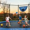 Basketball Hoop for Trampoline - Outdoor Bouncing Dunk Game Set, Kids Jump Play Hoop Kit | Active Sports Play Accessory, Indoor Outdoor Exercise Equipment for Garden Backyard Playground view 4