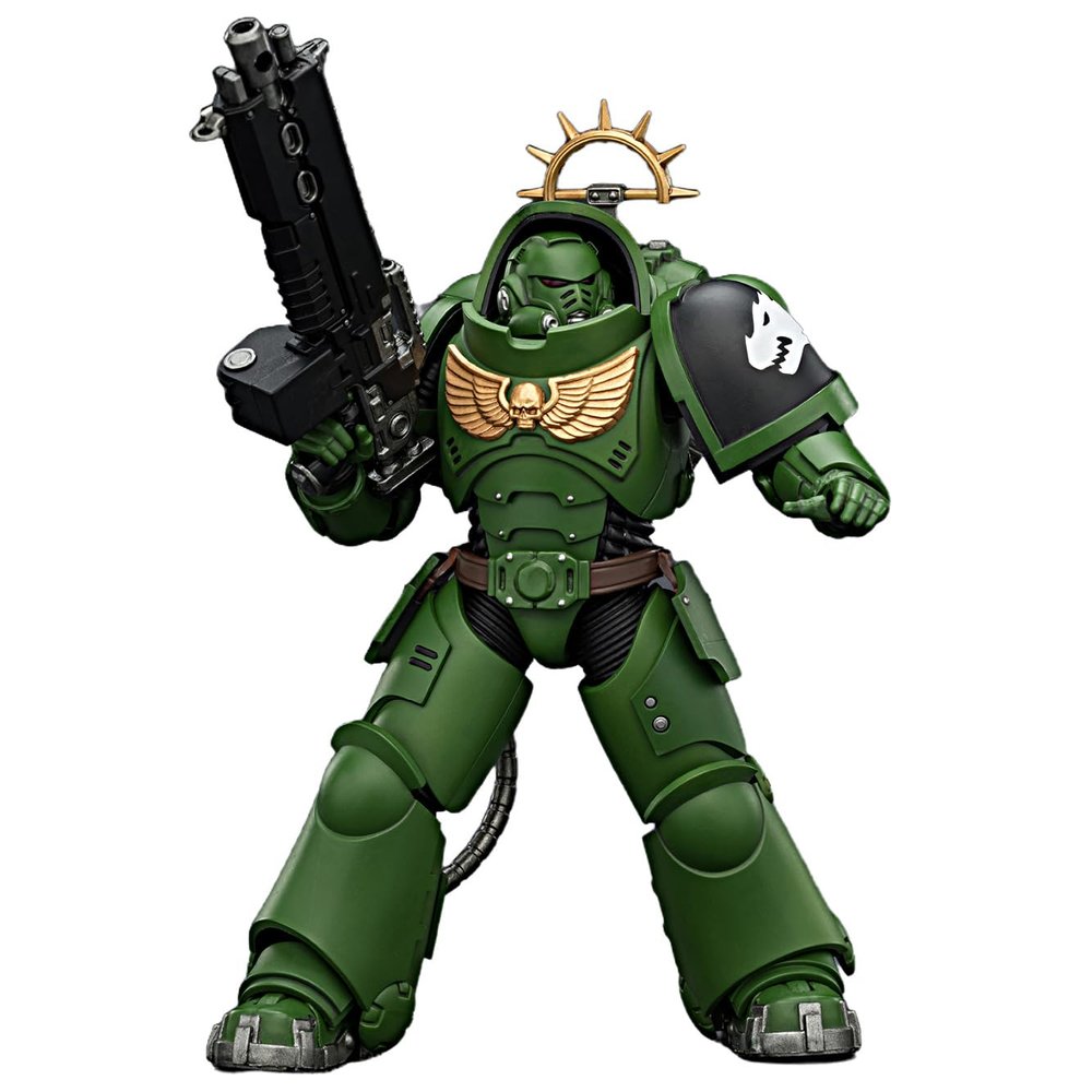 BEERISE JOYTOY 1/18 Game Edition Space Marine Salamanders Heavy Intercessor