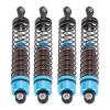Funien 1/10 Scale High Strength Aluminum RC Oil for Improved Stability and Control, 95mm Oil Filled RC, 4 Pieces Set for Car Enthusiasts (Blue) view 2
