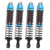 Funien 1/10 Scale High Strength Aluminum RC Oil for Improved Stability and Control, 95mm Oil Filled RC, 4 Pieces Set for Car Enthusiasts (Blue) view 4