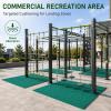 Nuanchu Playground Rubber Mat 48"x48", Heavy Duty Mat, Shock Absorbing Landing Pad, Non Slip Outdoor Safety for Playground, Backyard Playset(Green) view 4