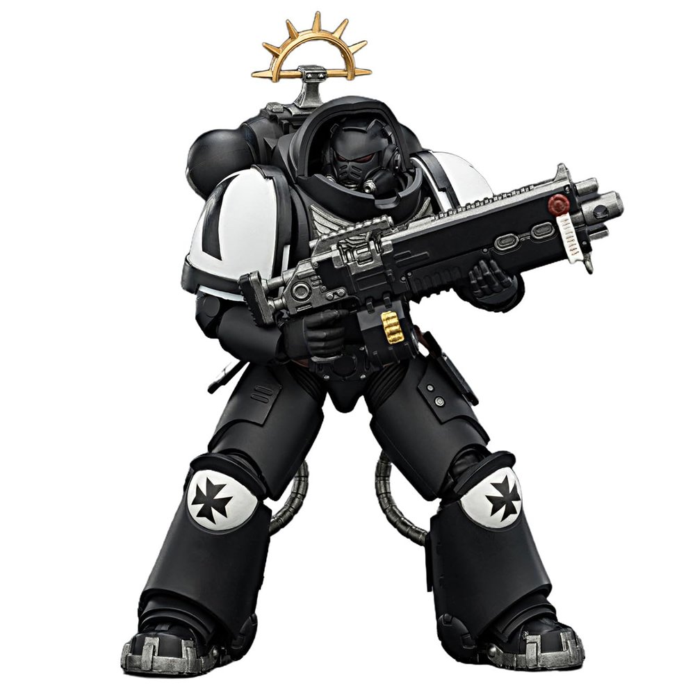 BEERISE JOYTOY Game Edition Space Marine Black Templars Heavy Intercessor