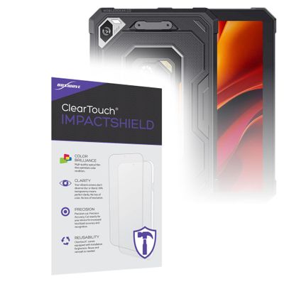 BoxWave Screen Protector Compatible with Cubot Tab Kingkong Mini - ClearTouch ImpactShield (2-Pack), Impenetrable Screen Protector Flexible Film